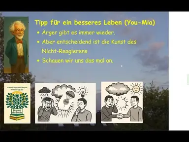 'Video thumbnail for Bei Ärger und Provokationen: Nicht reagieren - ein Zeichen von Stärke und Chance für die Vernunft'