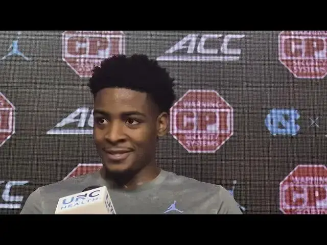 Video thumbnail for #UNC guard Jaydon Young press conference