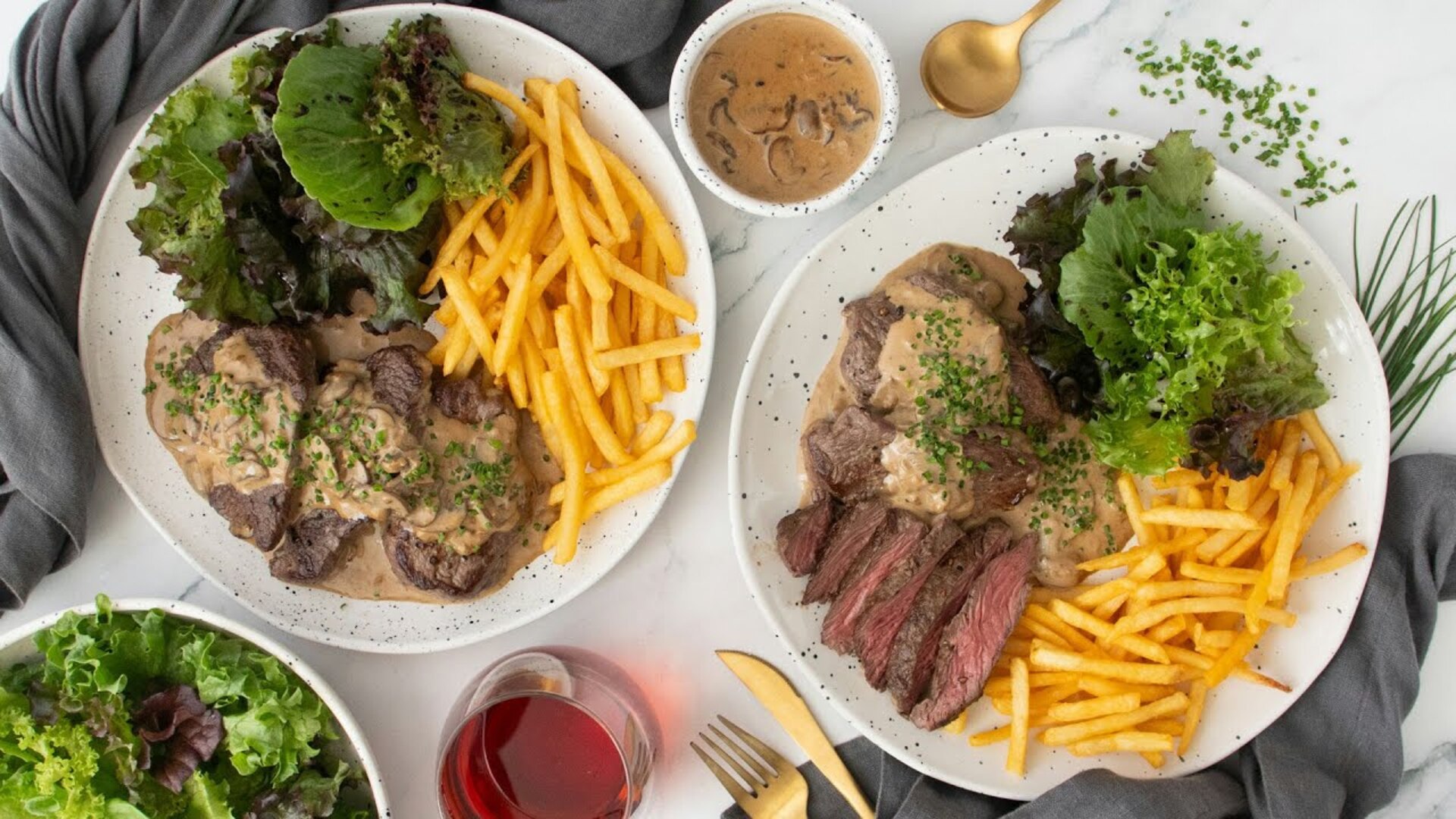 Video thumbnail for Old-School Steak Diane Recipe