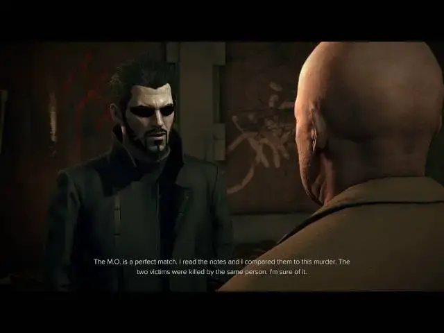 Video thumbnail for Deus Ex: Mankind Divided - The Harvester: Report to Montag: Exonerate Both Suspects Choice Sequence