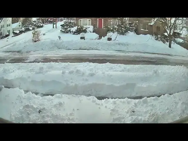Video thumbnail for 2026 blizzard time lapses: snowfall, snowshovel
