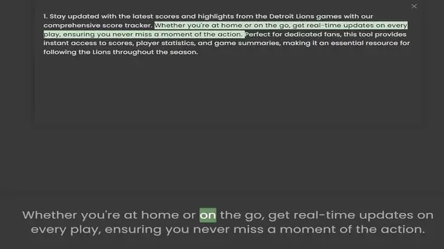 Video thumbnail for comprehensive score tracker. Whether you're at home or on the go, get real-time updates on every play, ensuring you never miss a moment of the action. Perfect for dedicated fans, this tool provides instant access to scores, player statist