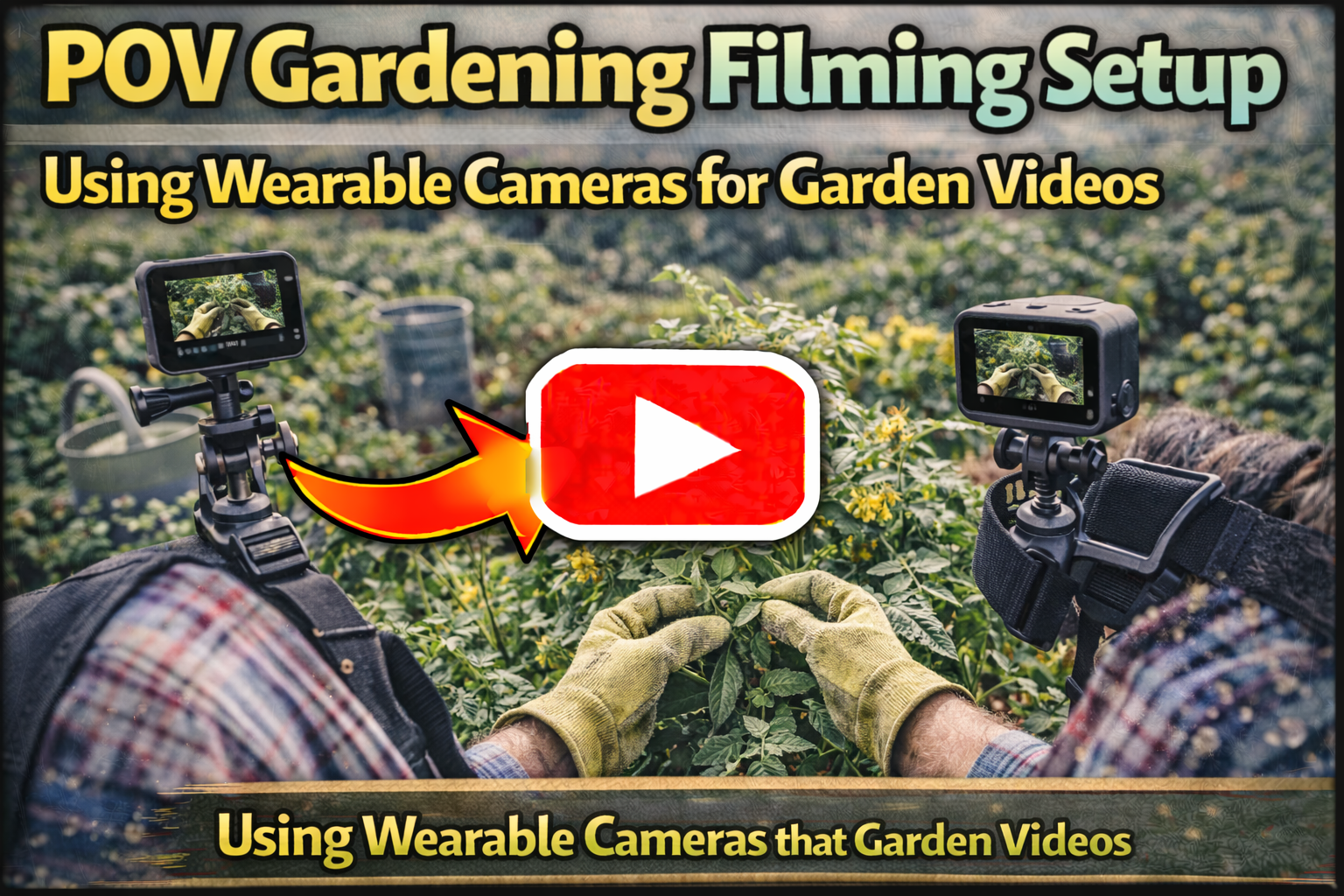Video thumbnail for POV Gardening Filming Setup | Using Wearable Cameras for Garden Videos