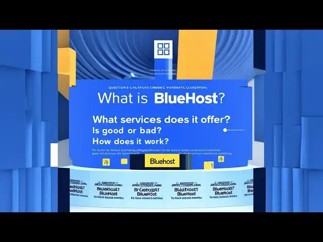 Video thumbnail for ¿Qué es Bluehost? ¿Qué servicios ofrece? ¿Es bueno o malo? ¿Cómo funciona?