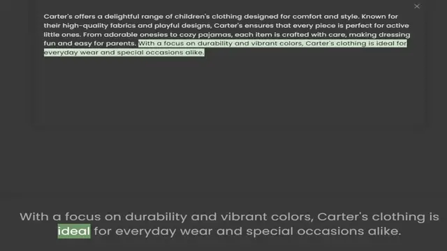 Video thumbnail for their high-quality fabrics and playful designs, Carter's ensures that every piece is perfect for active little ones. From adorable onesies to cozy pajamas, each item is crafted with care, making dressing fun and easy for parents. With a f