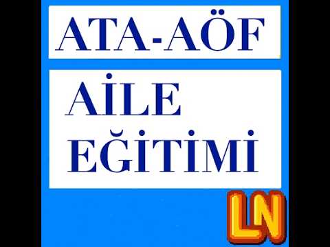 Video thumbnail for Ata Aöf Aile Eğitimi 2024-2025 Vize Soruları