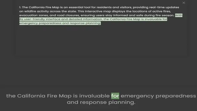 Video thumbnail for on wildfire activity across the state. This interactive map displays the locations of active fires, evacuation zones, and road closures, ensuring users stay informed and safe during fire season. With its user-friendly interface and detail