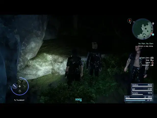Video thumbnail for Final Fantasy XV - The Myrlwood Dungeon: Megaphone Location (Gladiolus Team Regen Item) Information