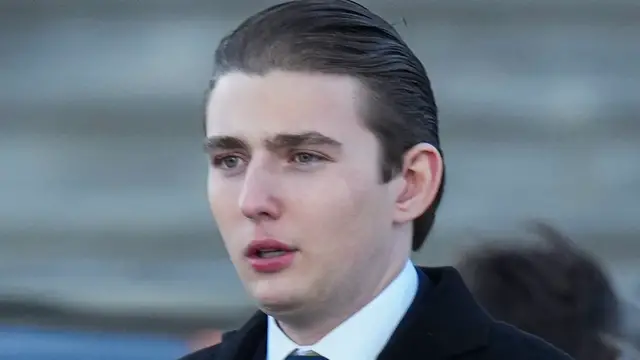 Video thumbnail for A Big Clue Might Finally Explain Barron Trump's Public Absence