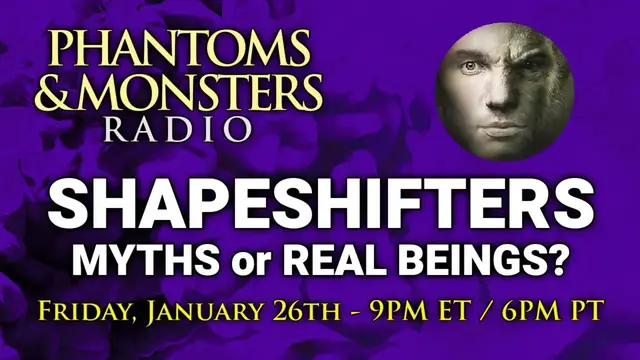 Video thumbnail for SHAPESHIFTERS: MYTHS or REAL BEINGS? - Please Join Us For LIVE CHAT! - Q & A - Lon Strickler (Host)