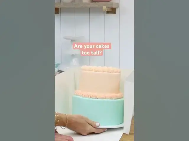 Video thumbnail for DIY hack to make your cake boxes taller! ￼ #cakedecorating #cake
