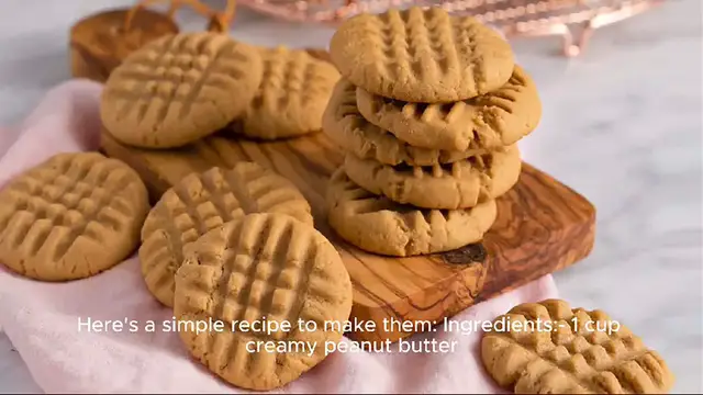 Video thumbnail for peanut butter cookie recipe
