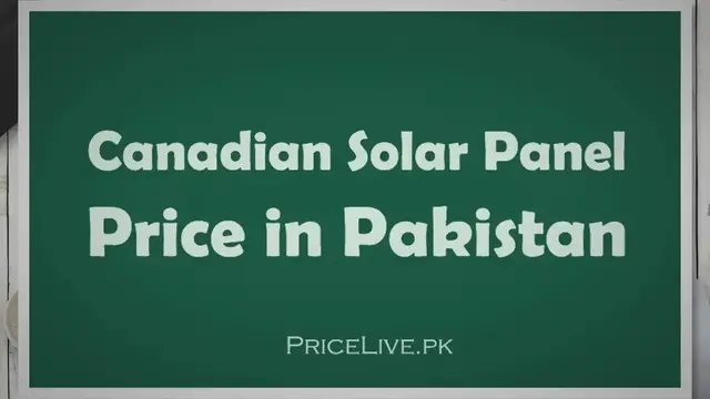 'Video thumbnail for Canadian Solar Panel Price in Pakistan'