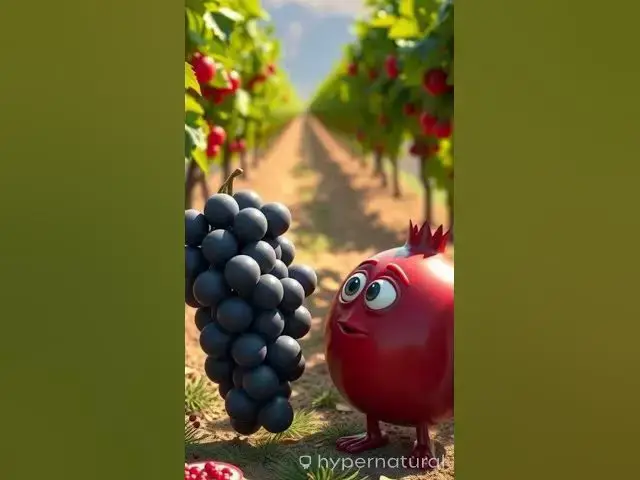 'Video thumbnail for अंगूर और अनार की दोस्ती ।🍇🍎'