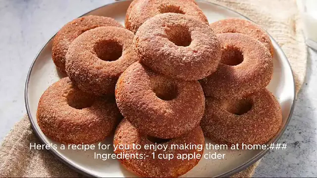 Video thumbnail for apple cider donut recipe