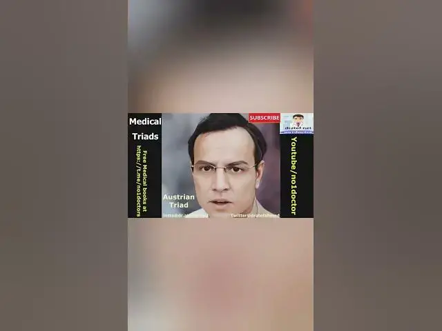 Video thumbnail for #austrian#triad #medical #no1doctor#doctor #usmle#usmleprep #trend #movie #film#song #no1doctor