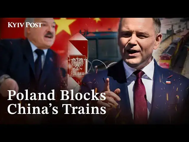 'Video thumbnail for Poland Blocks China-Belarus Rail Traffic'