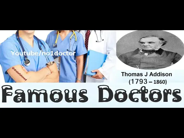 Video thumbnail for Thomas J Addison / Addison Disease /Top Famous Doctors In The World / No1doctor/ frcs /usmle/ dratef