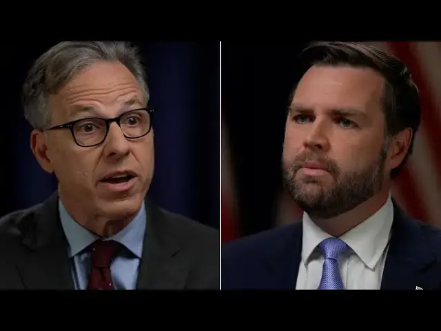 Video thumbnail for JD Vance Annihilates CNN Anchor On Live TV - He Owned Him