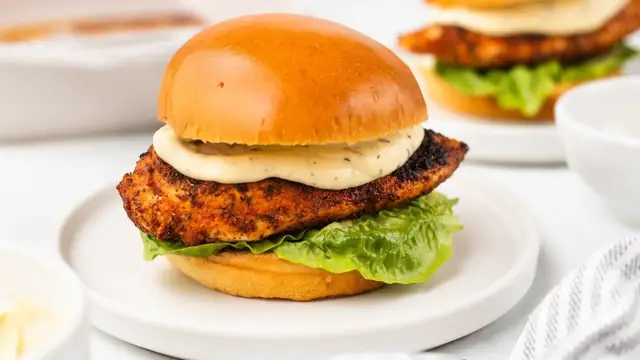 Video thumbnail for Cajun Chicken Alfredo Sandwich Recipe