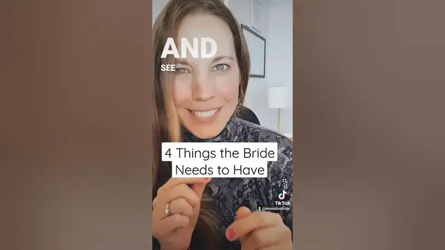 Video thumbnail for 4 Things The Bride Needs on Her Wedding Day