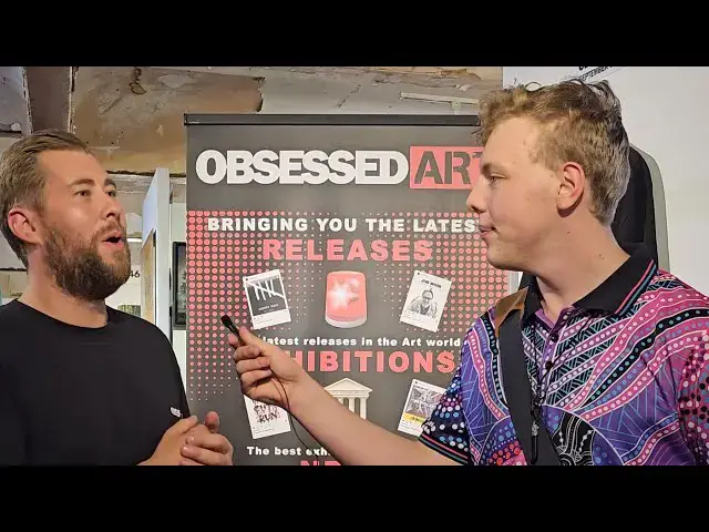 Video thumbnail for Roys Art Fair Interviewing Artist's with Obsessed Art