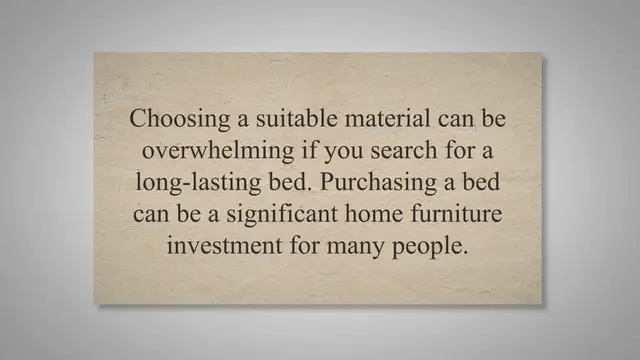 Video thumbnail for What Are The Benefits Of Solid Wood Bed Frames?