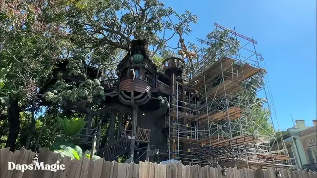 Video thumbnail for Adventureland Treehouse Update - Disneyland August 27, 2023 4K