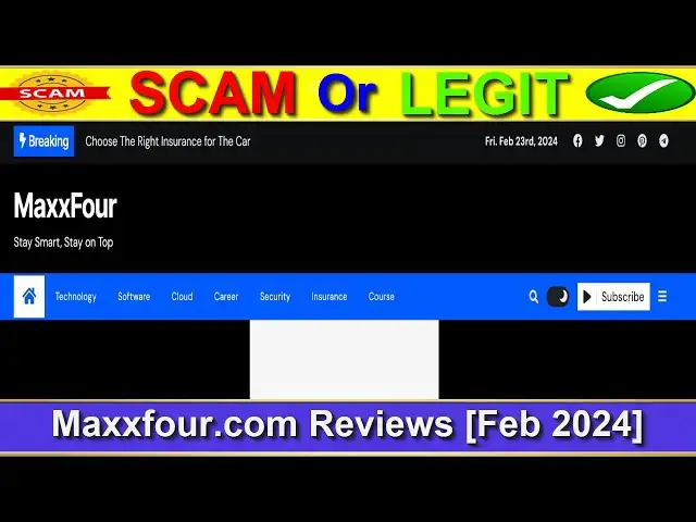 Video thumbnail for Maxxfour Reviews (Feb 2024) [ with 100% Proof ] ⚠️ Is Maxxfour.com SCAM or LEGIT ?⚠️😲