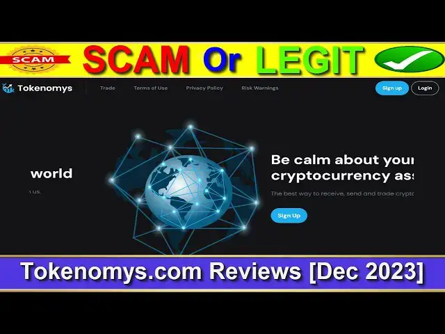 Video thumbnail for Tokenomys Reviews (Dec 2023) [ with 100% Proof ] ⚠️ Is Tokenomys.com SCAM or LEGIT ?⚠️😲