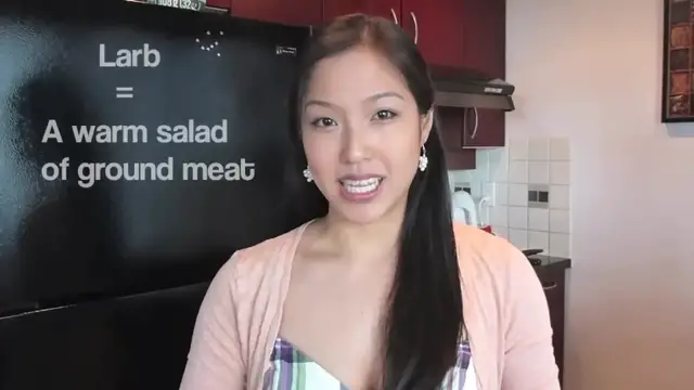 'Video thumbnail for Larb_Laab Spicy Pork Salad Recipe ลาบหมู - Hot Thai Kitchen_(720P_HD)'