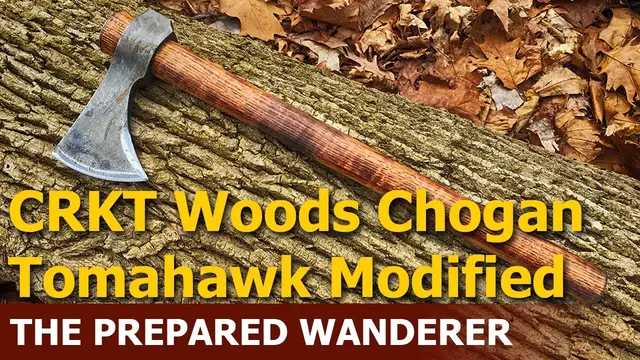 'Video thumbnail for CRKT Woods Chogan Tomahawk Modified'