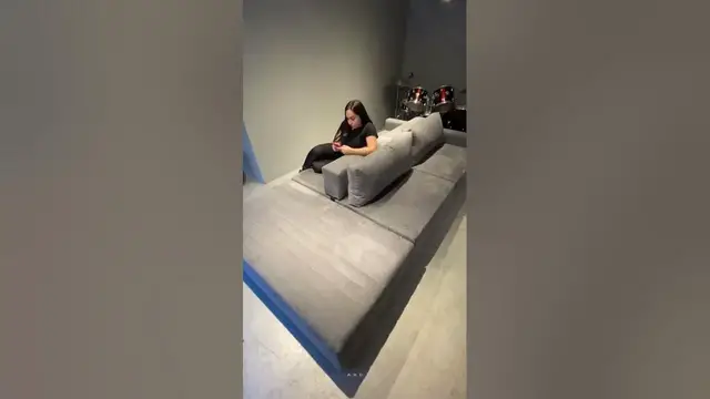 Video thumbnail for Modular Lounge | Sofa cum Bed #shorts