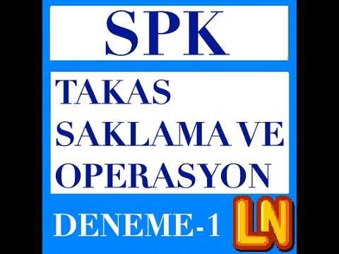Video thumbnail for Takas, Saklama ve Operasyon İşlemleri 2026 Deneme 1