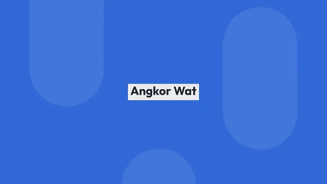 Video thumbnail for Angkor Wat Besucht das Weltkulturerbe in Kambodscha