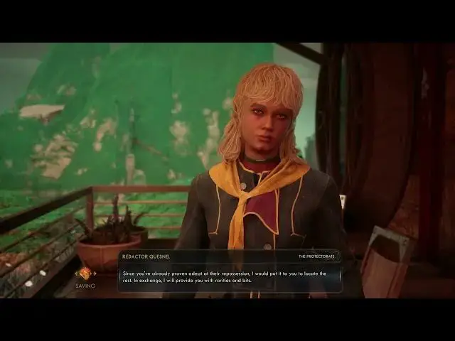 'Video thumbnail for The Outer Worlds 2 - In Pursuit of Purloined Propaganda: Find & Talk To Redactor Quesnel (Give Item)'