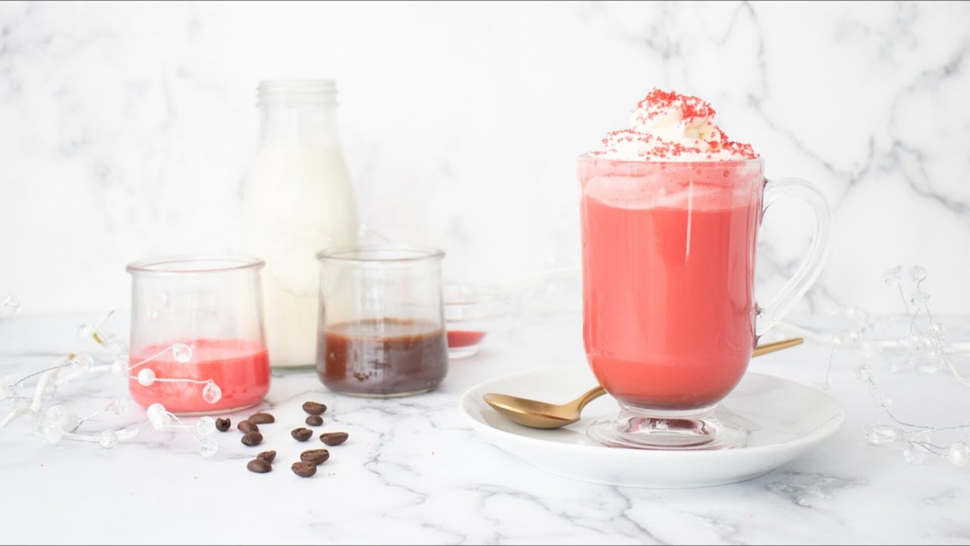 Video thumbnail for Copycat Starbucks Red Velvet Latte Recipe