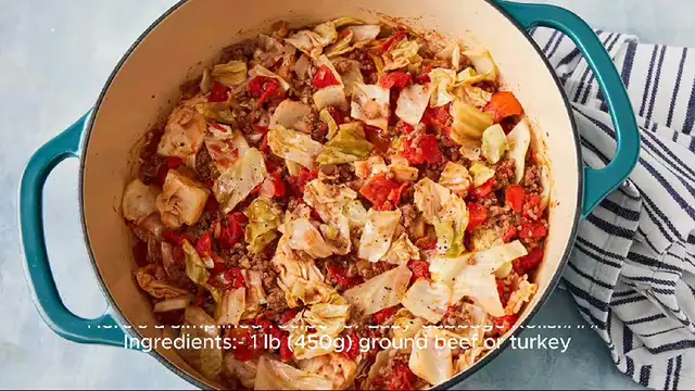 Video thumbnail for Lazy Cabbage Rolls recipe