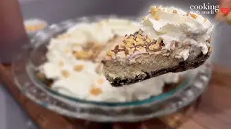Video thumbnail for The Best No-Bake Peanut Butter Pie with Oreo-Graham Cracker Crust