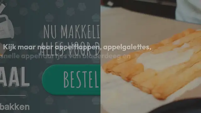 Video thumbnail for Appelbollen bakken – recept