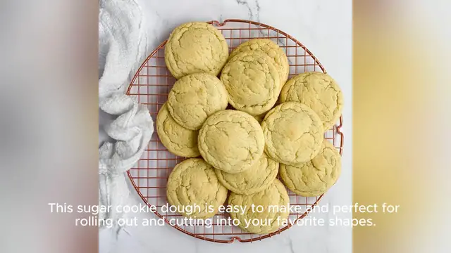 Video thumbnail for sugar cookie dough recipe