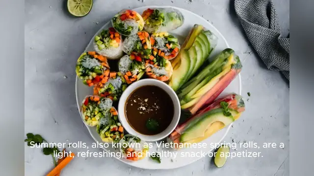 Video thumbnail for summer rolls recipe