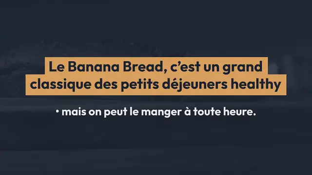 Video thumbnail for Banana Bread au lait d’avoine