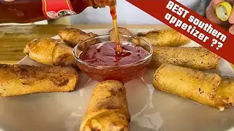 'Video thumbnail for Bayou Bites: Shrimp Spring Rolls | Steal the spotlight at the BBQ with this mouth-watering appetizer'