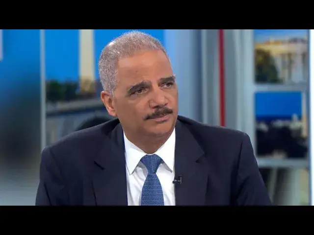 Video thumbnail for Eric Holder Gives Brutal News To Democrats About Trump Case - It's Not Gonna Happen