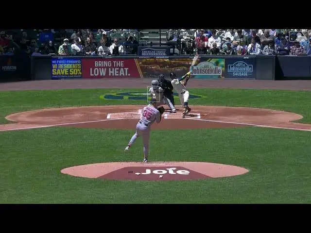 'Video thumbnail for Jackson Chourio SLUGS a Solo Home Run! | 8th HR of 2025 | Milwaukee Brewers | 05/26/2025'
