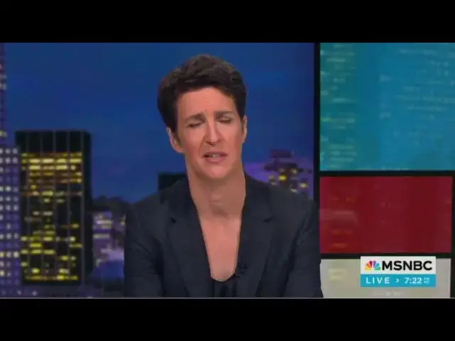 Video thumbnail for Rachel Maddow Has Emotional Breakdown On Live TV