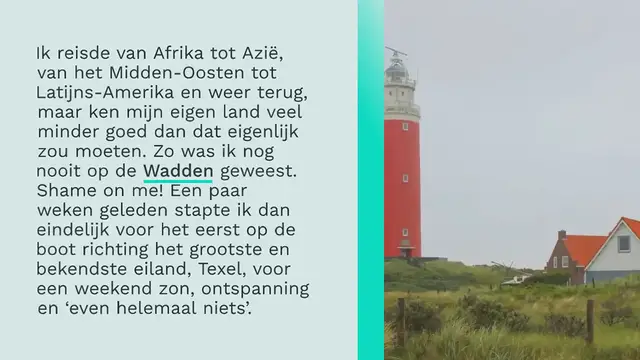 Video thumbnail for TERUGBLIK: ISLAND ESCAPE TEXEL