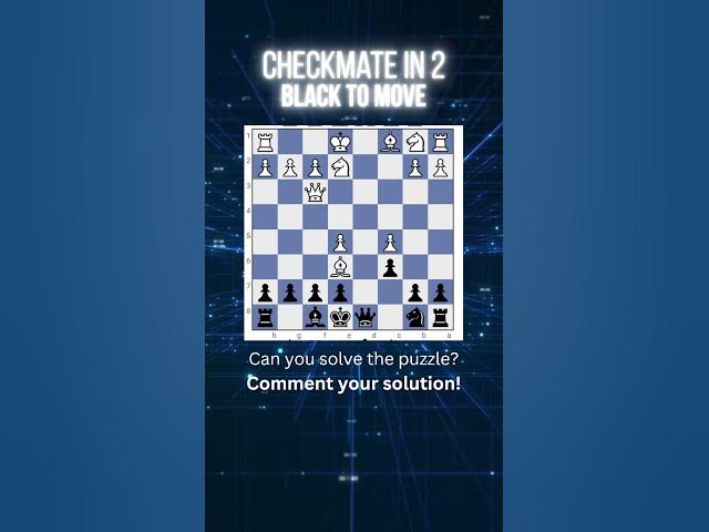 Video thumbnail for Find The Checkmate In 2 Moves #chess #puzzle #challenge
