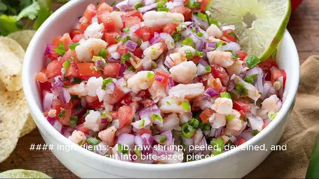 Video thumbnail for shrimp ceviche recipe